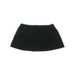 Island Escape Womens Plus Skirt Fold Over Swim Bottom Separates